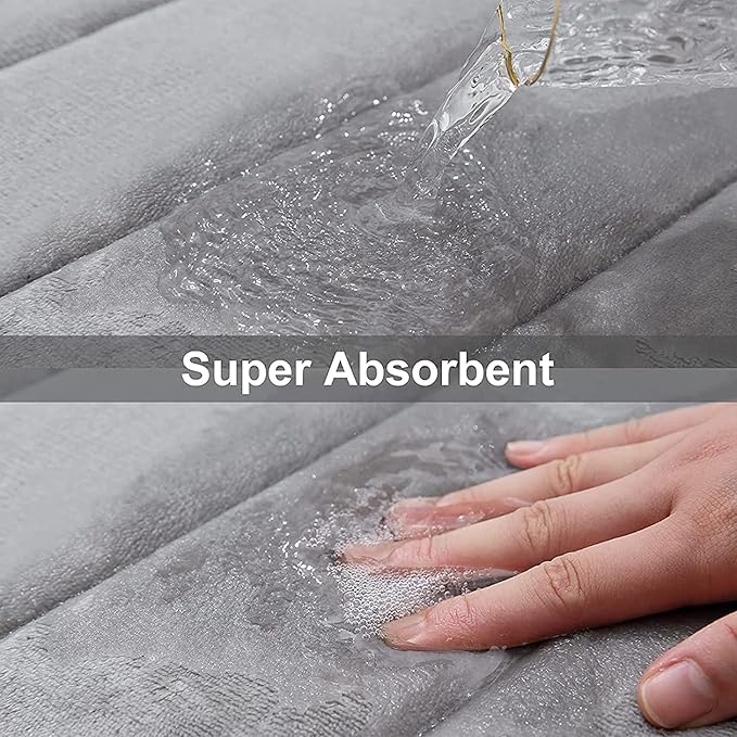 Premium Memory Foam Bath Mat – Ultra Soft, Quick Absorbent & Non-Slip