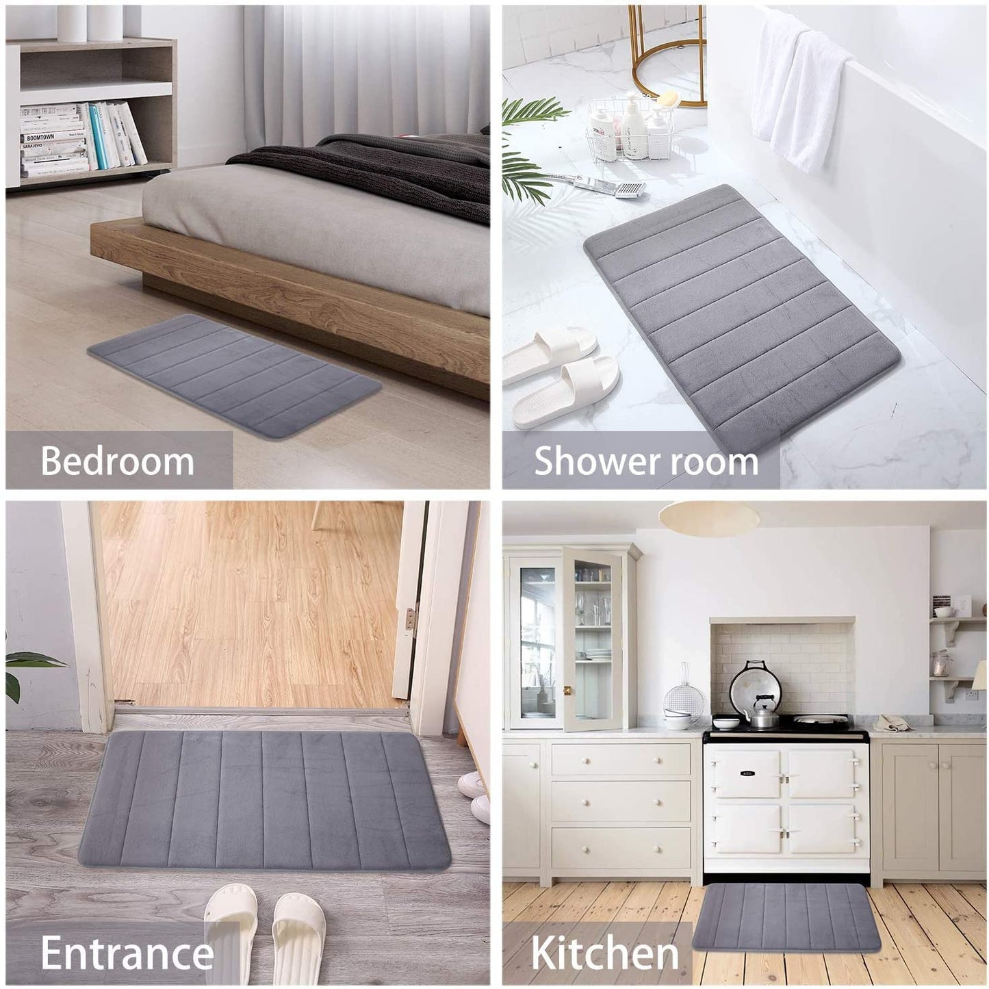 Premium Memory Foam Bath Mat – Ultra Soft, Quick Absorbent & Non-Slip