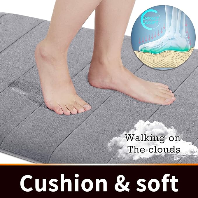 Premium Memory Foam Bath Mat – Ultra Soft, Quick Absorbent & Non-Slip