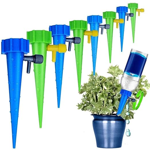 Self-Watering Spikes with Adjustable Water flow  (10 Pcs)