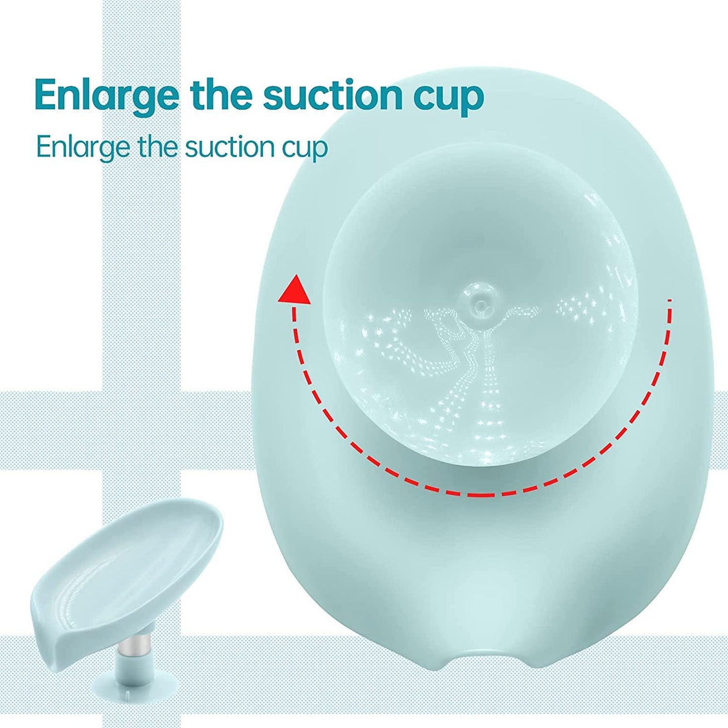 Premium Leaf-Design Self-Draining Soap Holder