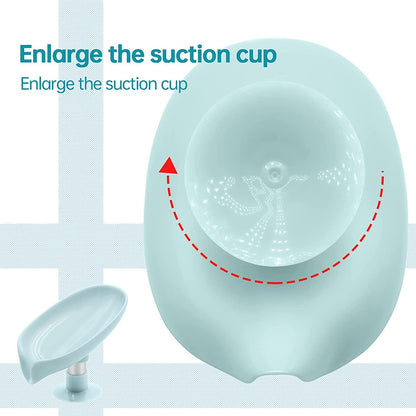 Premium Leaf-Design Self-Draining Soap Holder