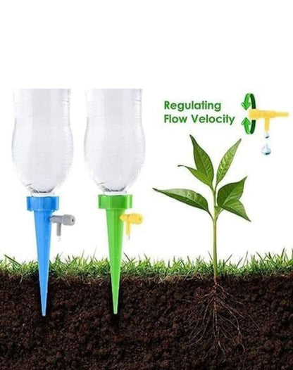 Self-Watering Spikes with Adjustable Water flow  (10 Pcs)