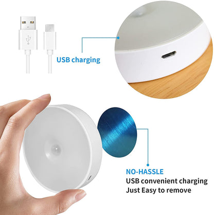 Set of 2 Rechargeable Motion Sensor Led Night Light