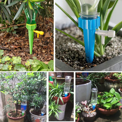 Self-Watering Spikes with Adjustable Water flow  (10 Pcs)