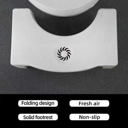 Plastic Foldable Anti-Constipation Potty Training Stool with Air Freshener Slot