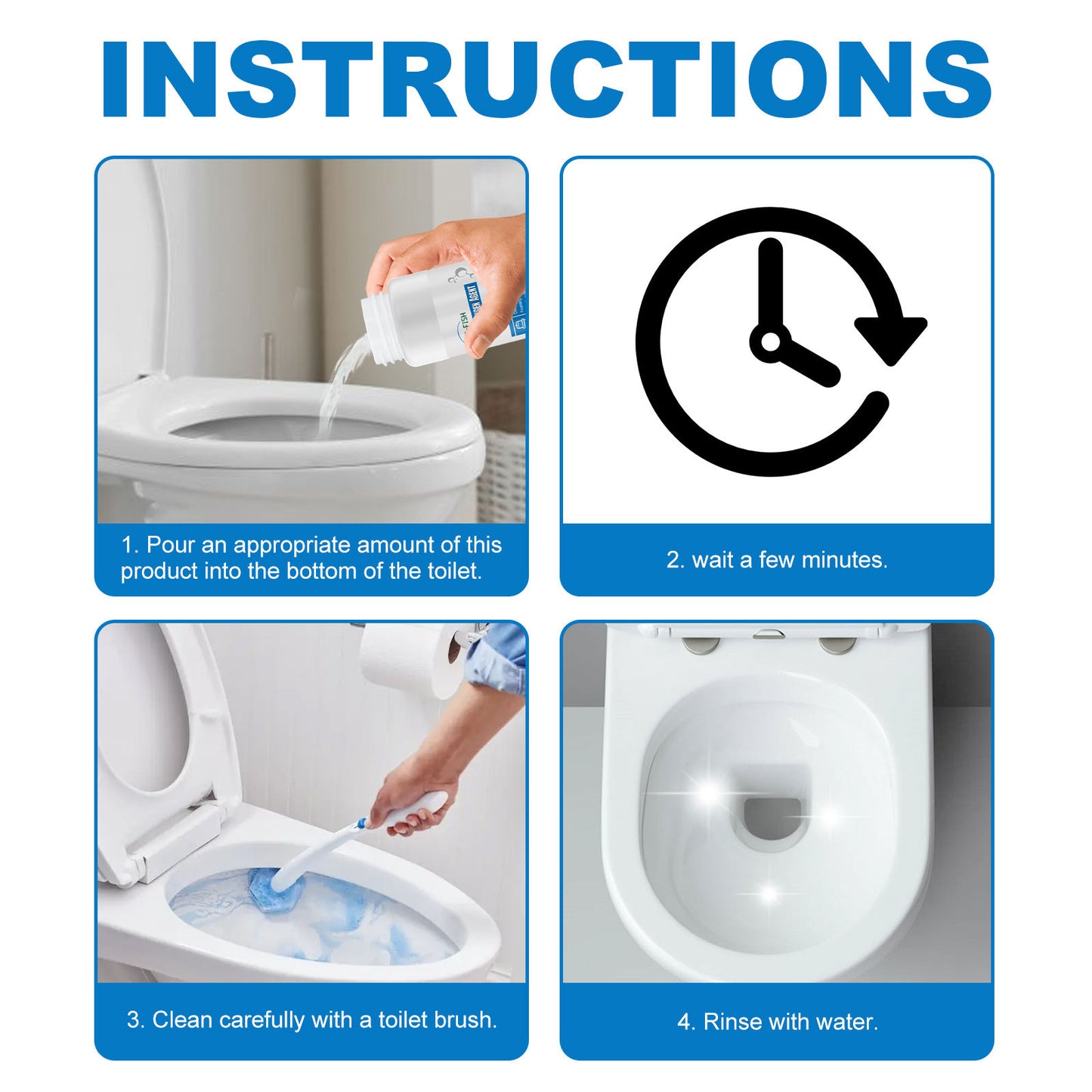 Toilet Active Oxygen Agent ( Pack of 2 )