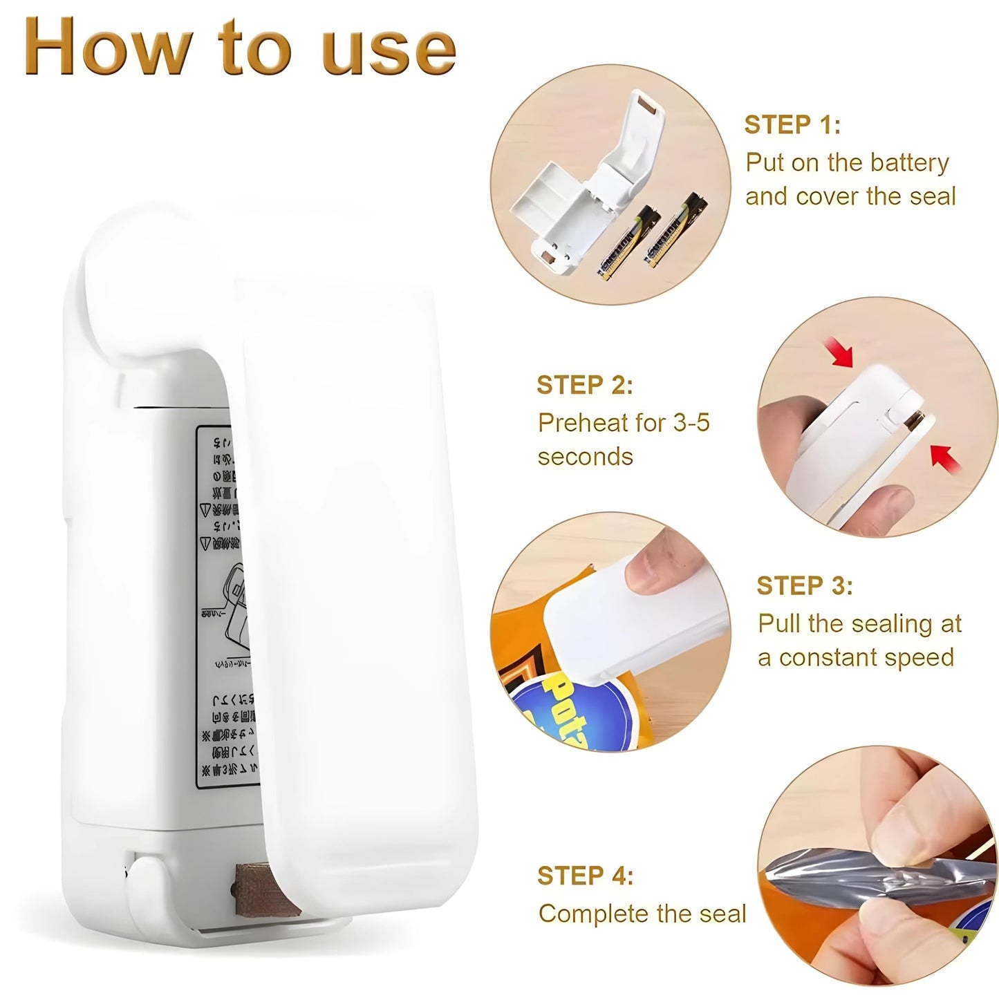 Portable Heat Sealer Mini Sealing Machine