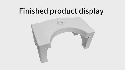 Plastic Foldable Anti-Constipation Potty Training Stool with Air Freshener Slot