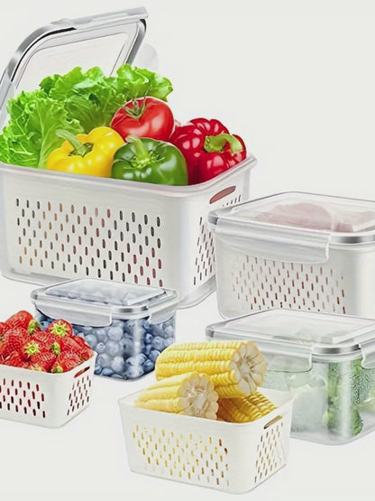 Kitchen Food Storage Containers Set (Pack of 2)